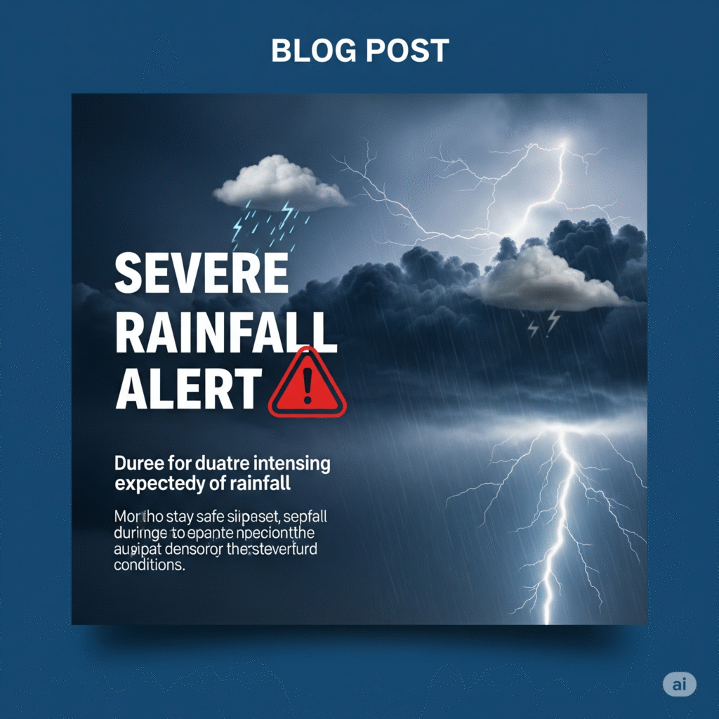 severe rainfall alert