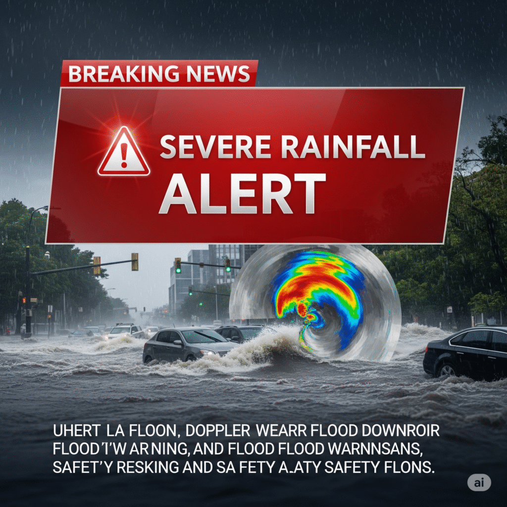 severe rainfall alert